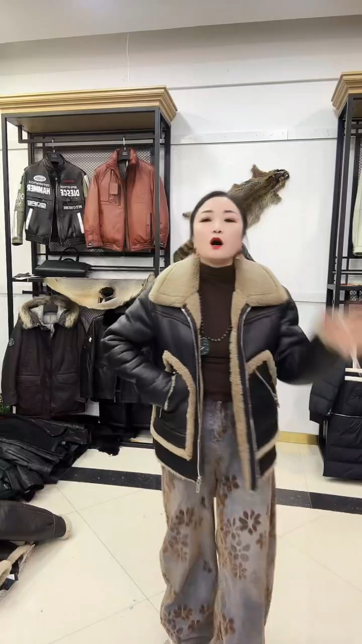 羊皮原生态皮毛一体48码90-115斤