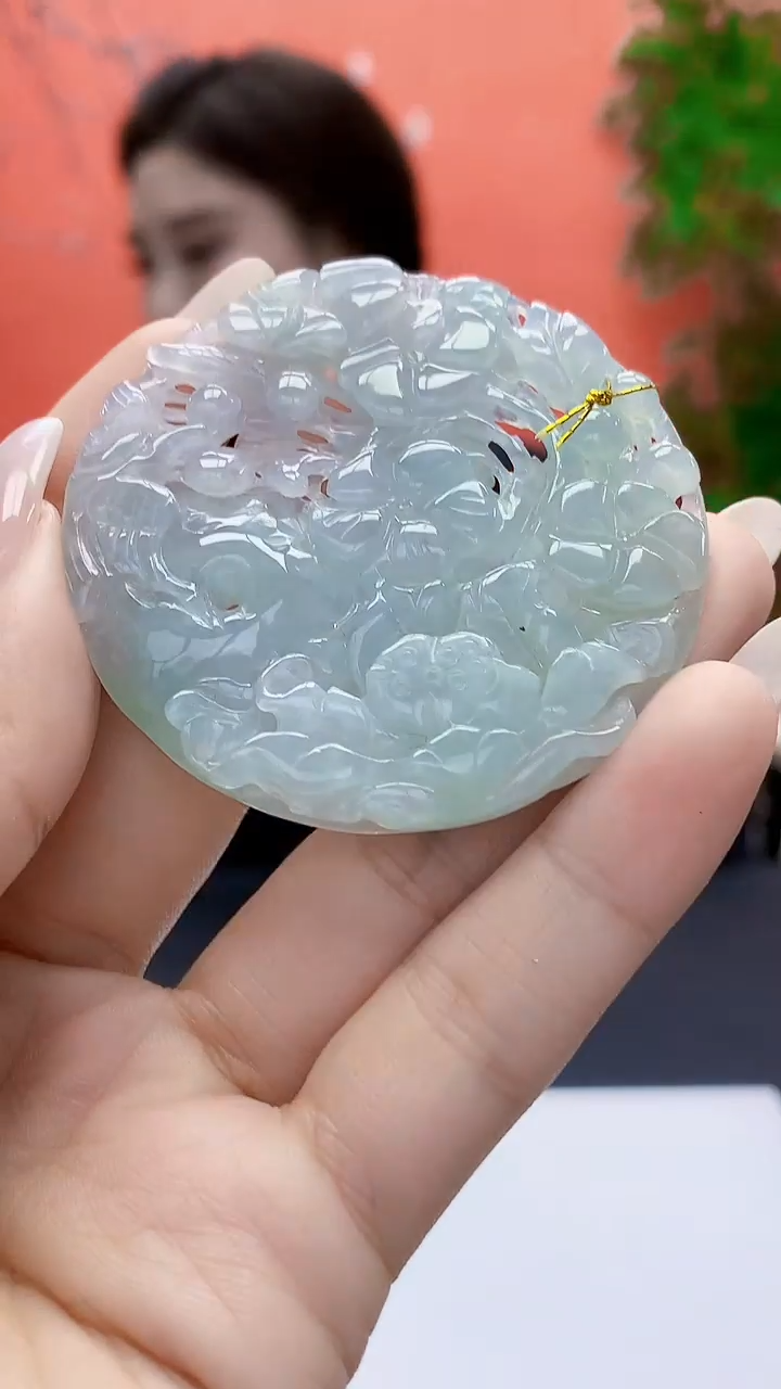 未镶嵌定制翡翠4829ty-毛货挂件176