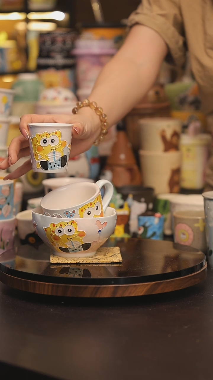 景德镇釉下彩绘设计师款式陶瓷