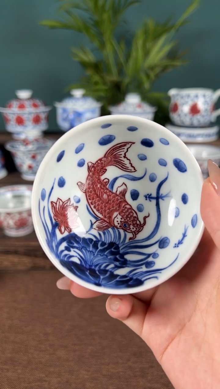 杯子永明尚玩景德镇纯手工陶瓷