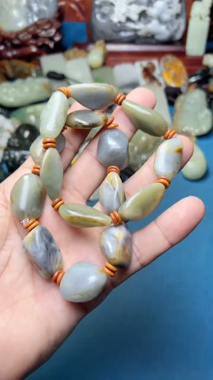 和田玉未镶嵌挂件2