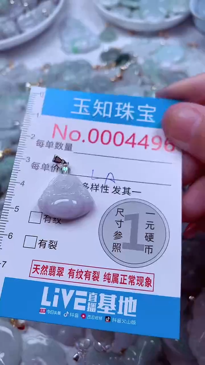 吊坠(不含链)未镶嵌翡翠4496