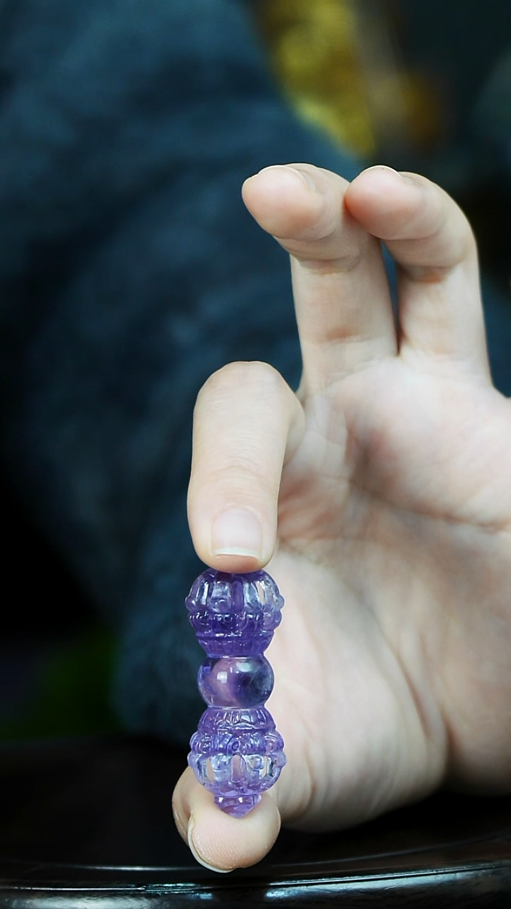 【闪购商品】铜文山居K紫水晶挂件