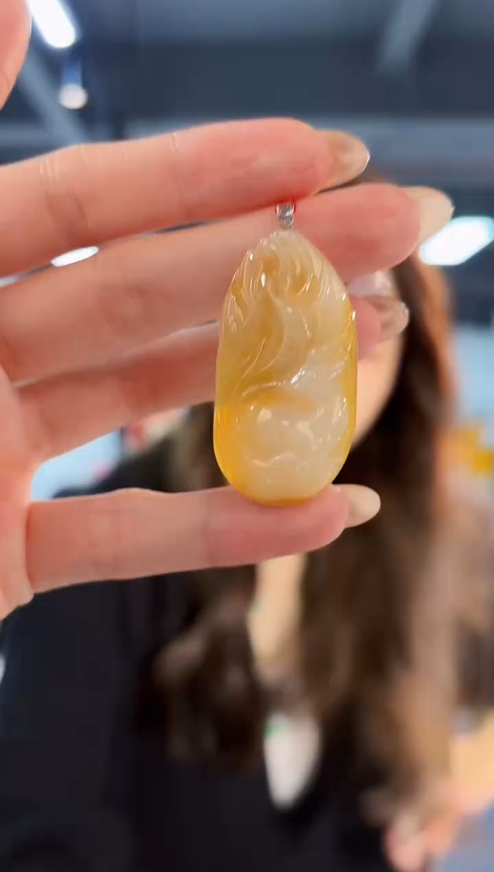 【闪购商品】翡翠颈饰18K金镶嵌缅料A货/支持复检/一件