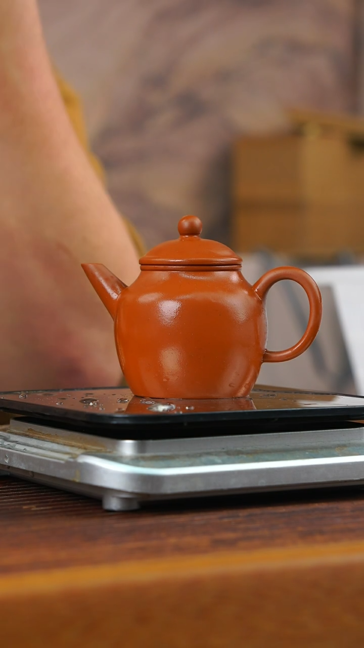 茶壶紫砂红泥孟臣罐子120CC