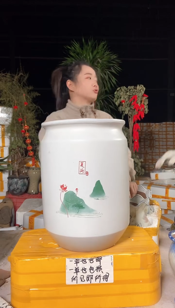 【闪购商品】无铅玻璃发两个