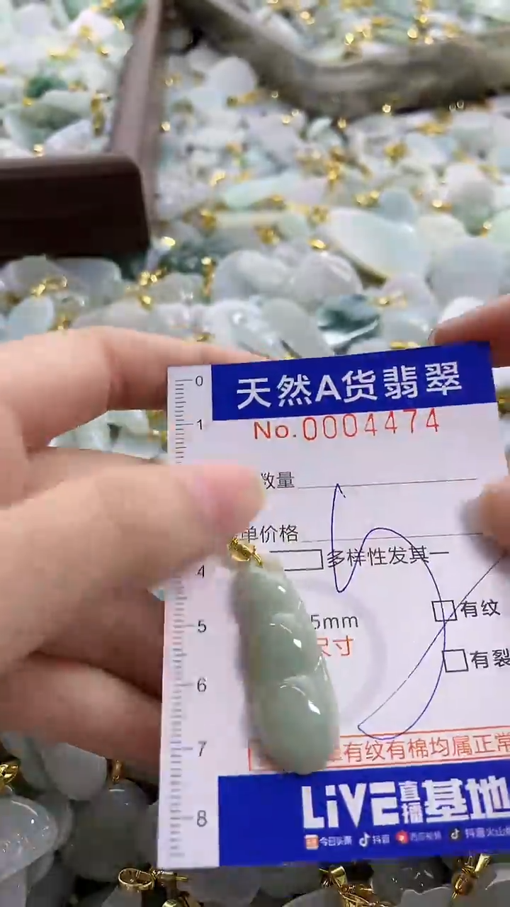 颈饰未镶嵌翡翠天然A货翡翠