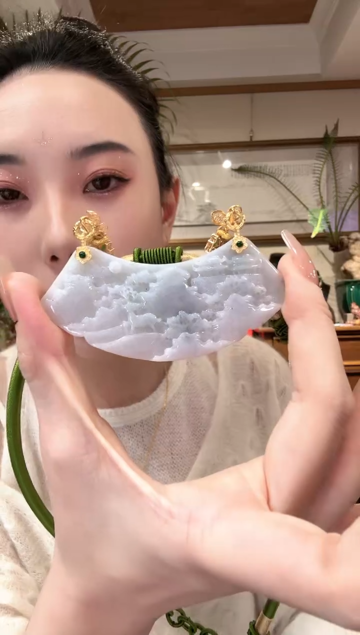 【闪购商品】翡翠颈饰未镶嵌国风