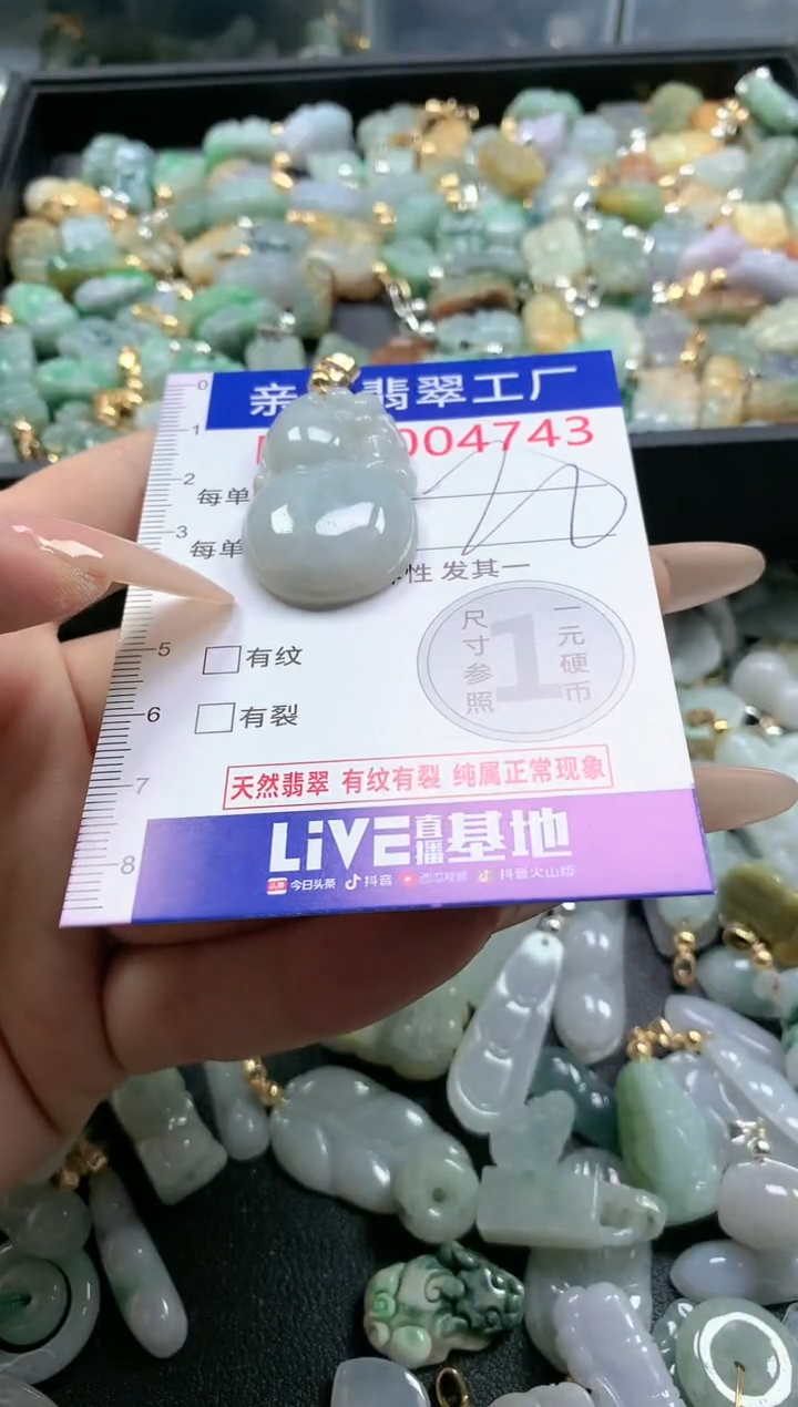 【闪购商品】翡翠吊坠(不含链)未镶嵌4743