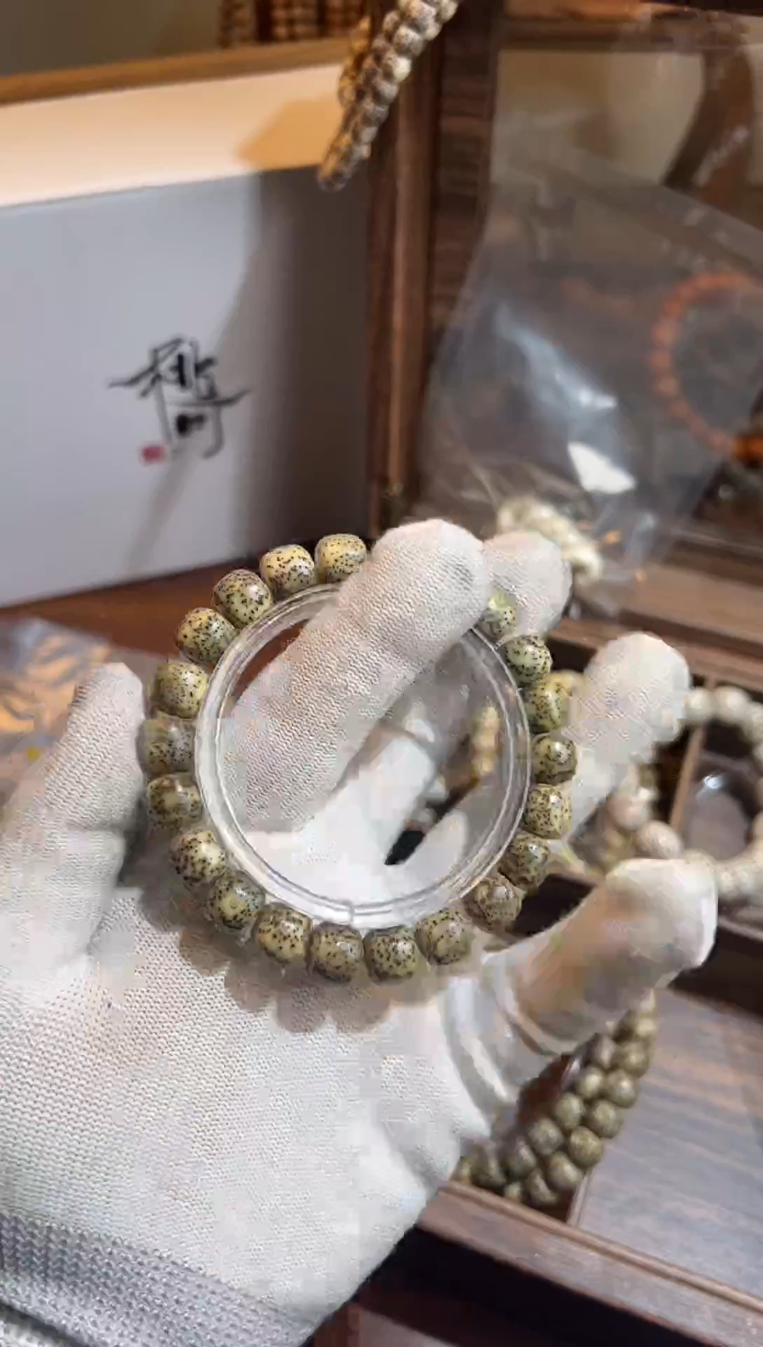 手串星月菩提10.5大尺寸清货福利