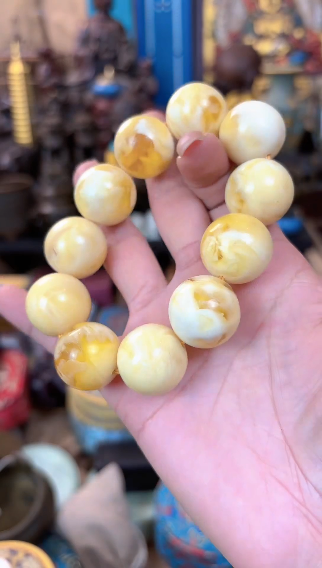 【闪购商品】蜜蜡手链未镶嵌【闪购商品闪购商品】