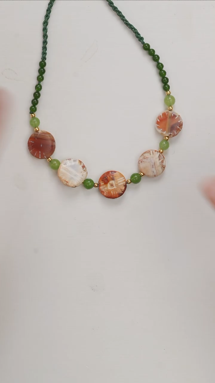 亚克力好看的红色项链02