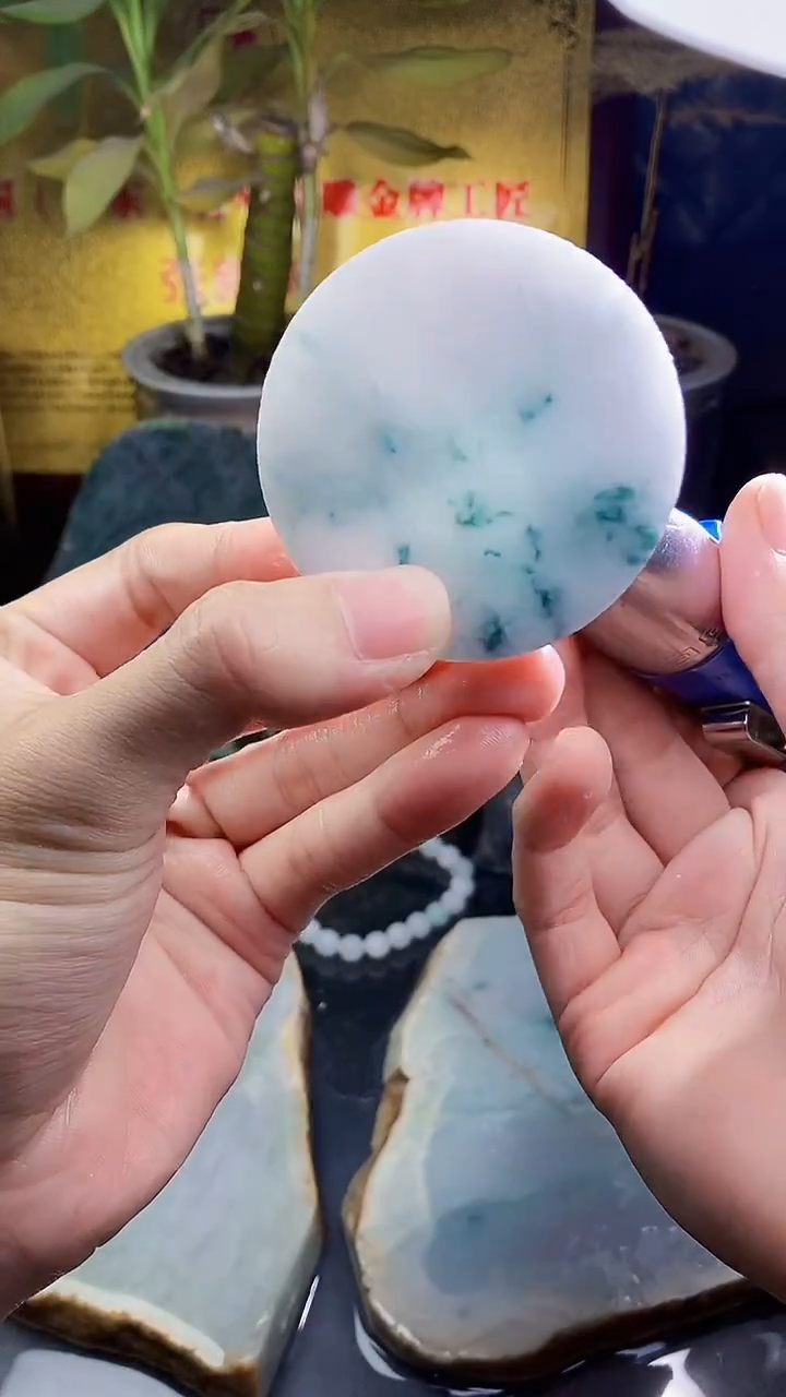 未镶嵌挂件翡翠小雨45