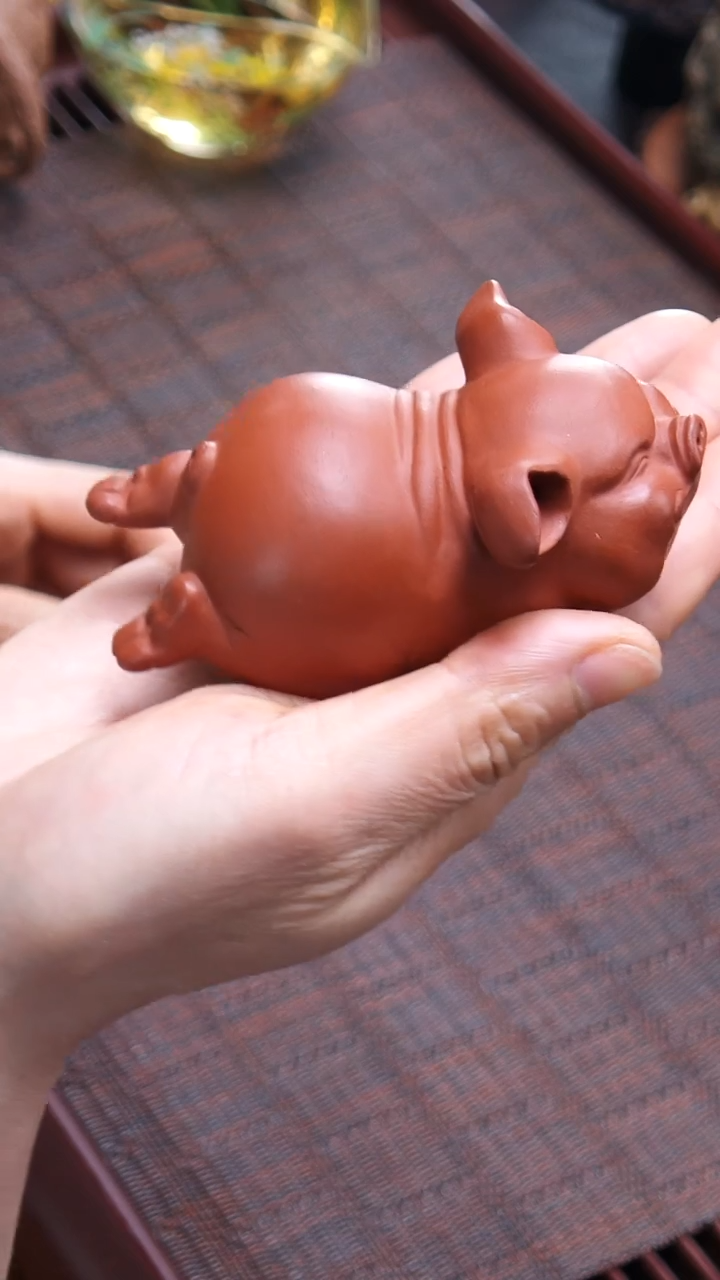 【闪购商品】紫砂茶宠子夜《五福猪》（飞猪款）