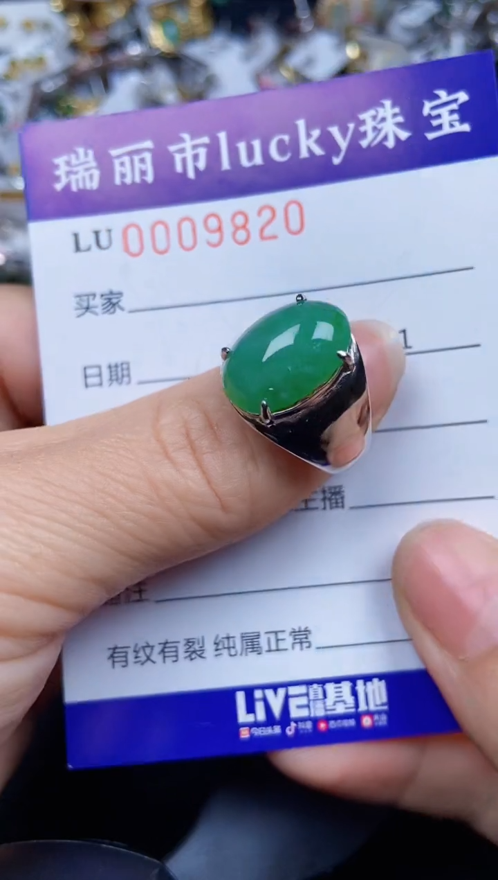 【闪购商品】翡翠颈饰银S925镶嵌9820