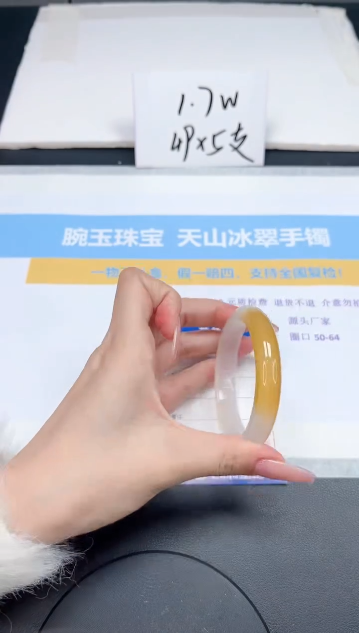 【闪购商品】石英质玉手镯未镶嵌203-54.9