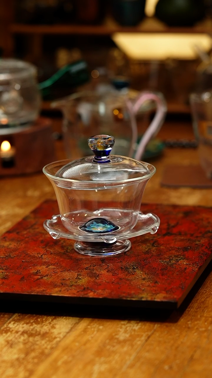 【闪购商品】禾器/莲韵欣语盖碗金标