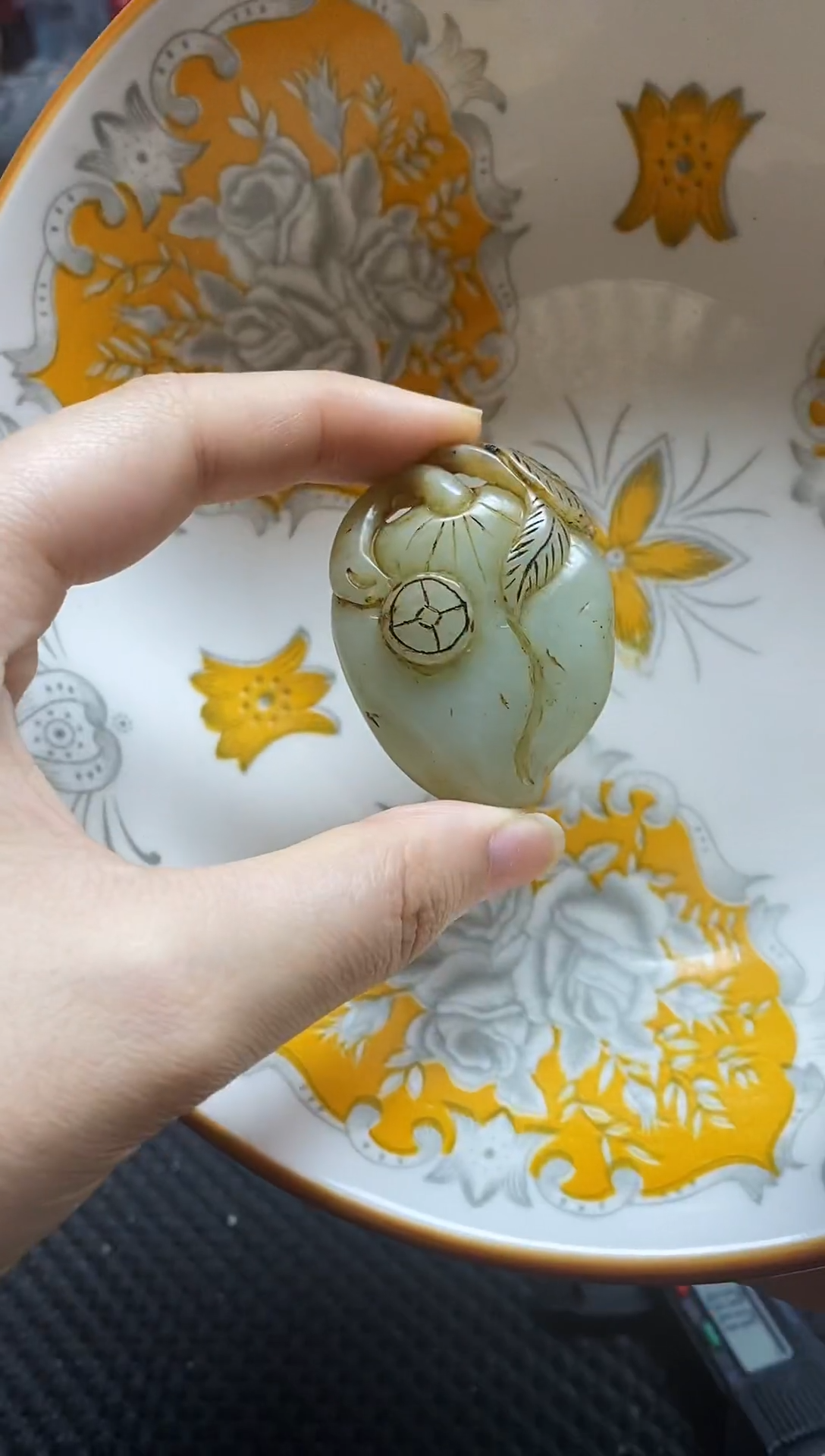 瓷片瓷片 瓷器 摆件 1个