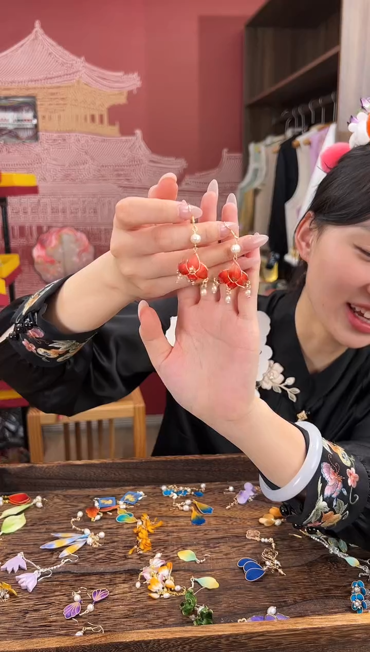 【闪购商品】刺绣苏绣世家非遗手工（耳环）