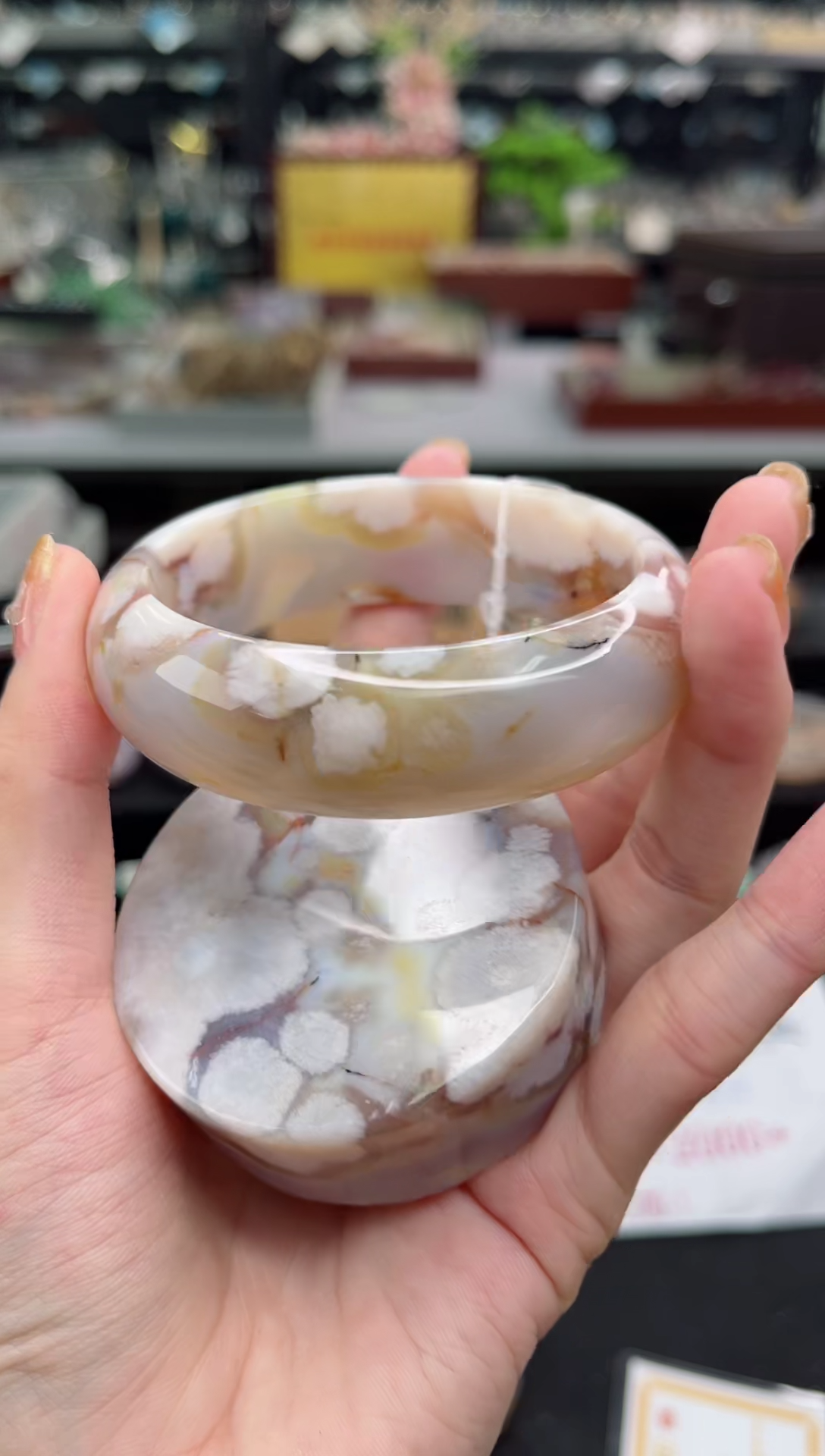 【闪购商品】石英质玉手镯未镶嵌59圈口（赠品镯心）1650311