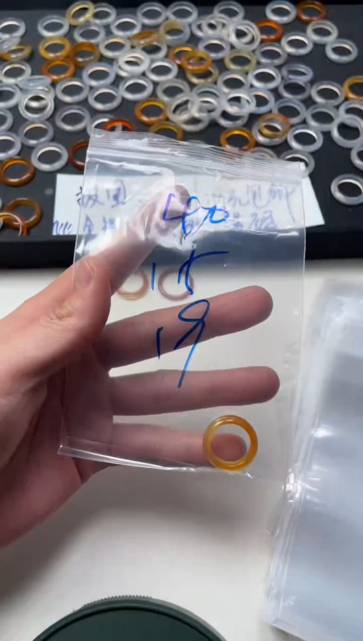 【闪购商品】玛瑙/玉髓戒指未镶嵌40