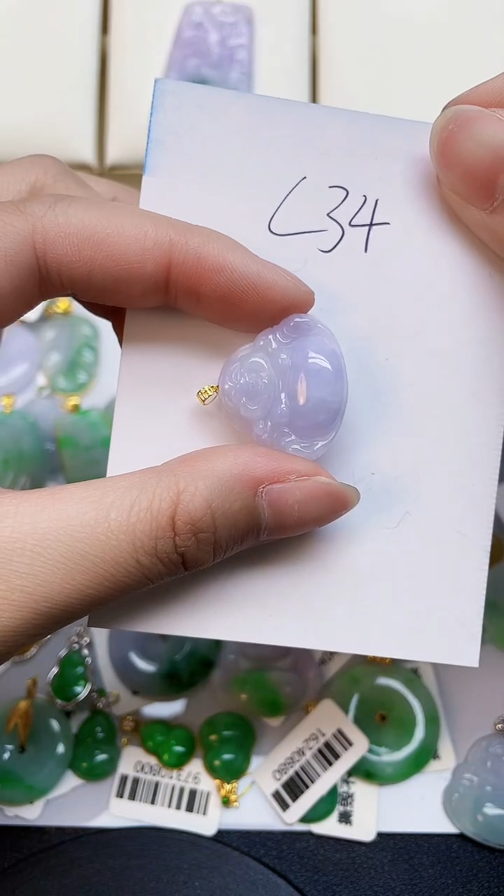 翡翠未镶嵌颈饰00000000000