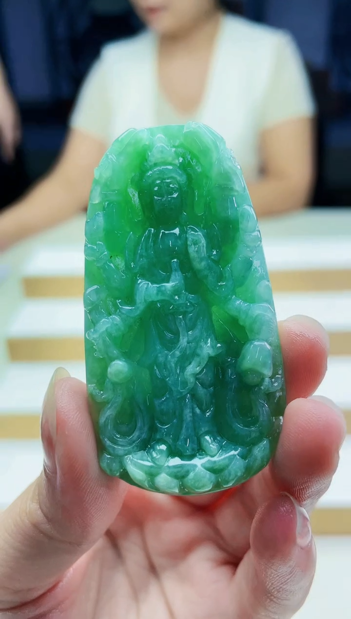 未镶嵌定制翡翠毛货09300446