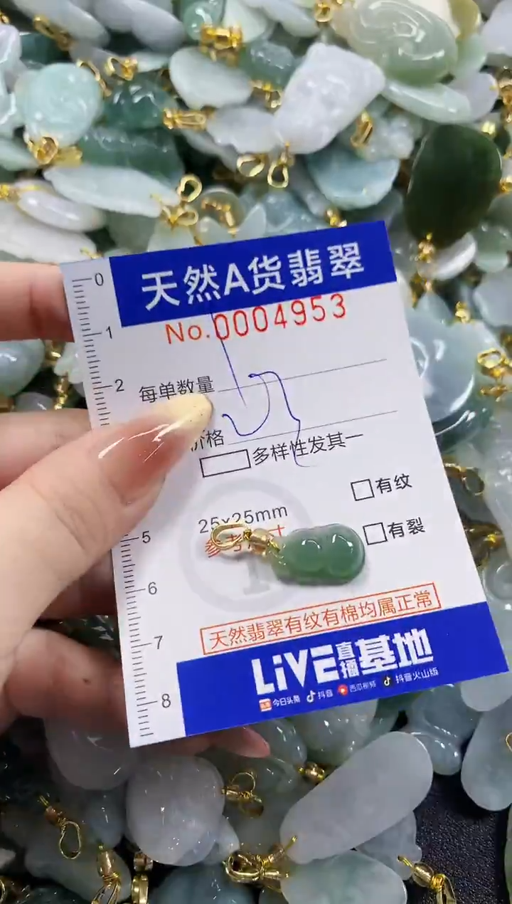 颈饰未镶嵌翡翠天然A货翡翠