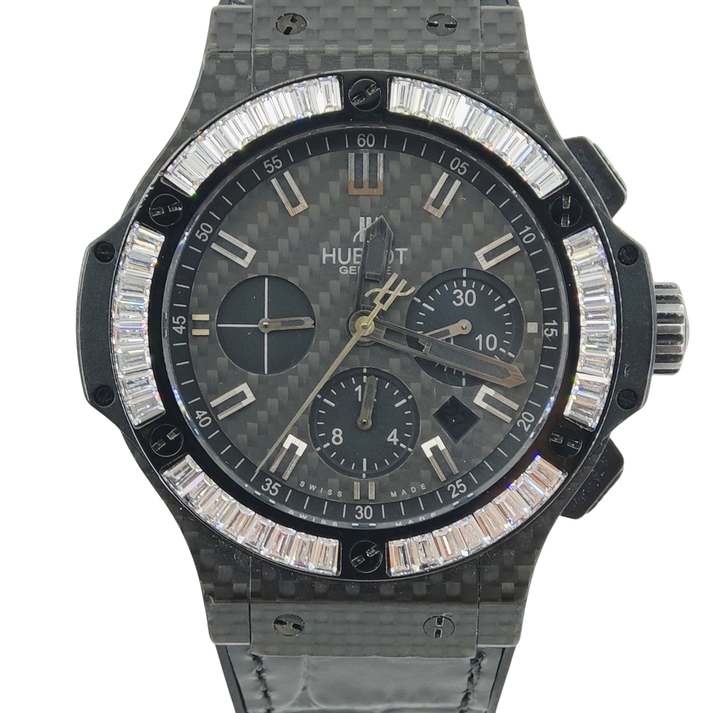 95新 Hublot/宇舶表 大爆炸系列 机械后钻 44mm 碳纤维