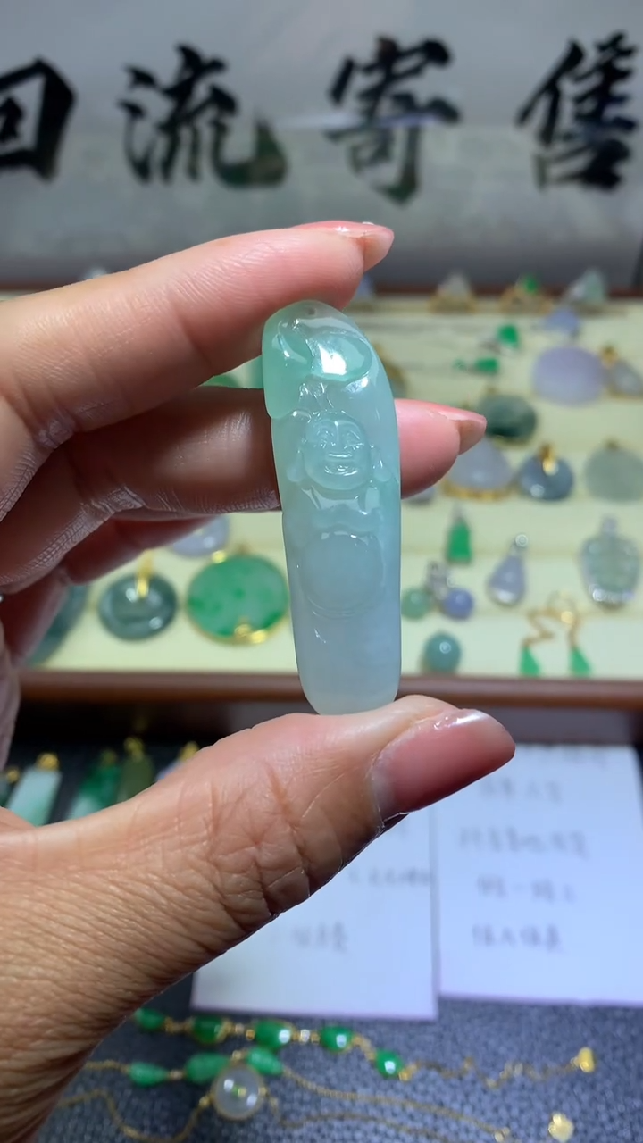 【闪购商品】翡翠颈饰未镶嵌039天然翡翠缅甸A货