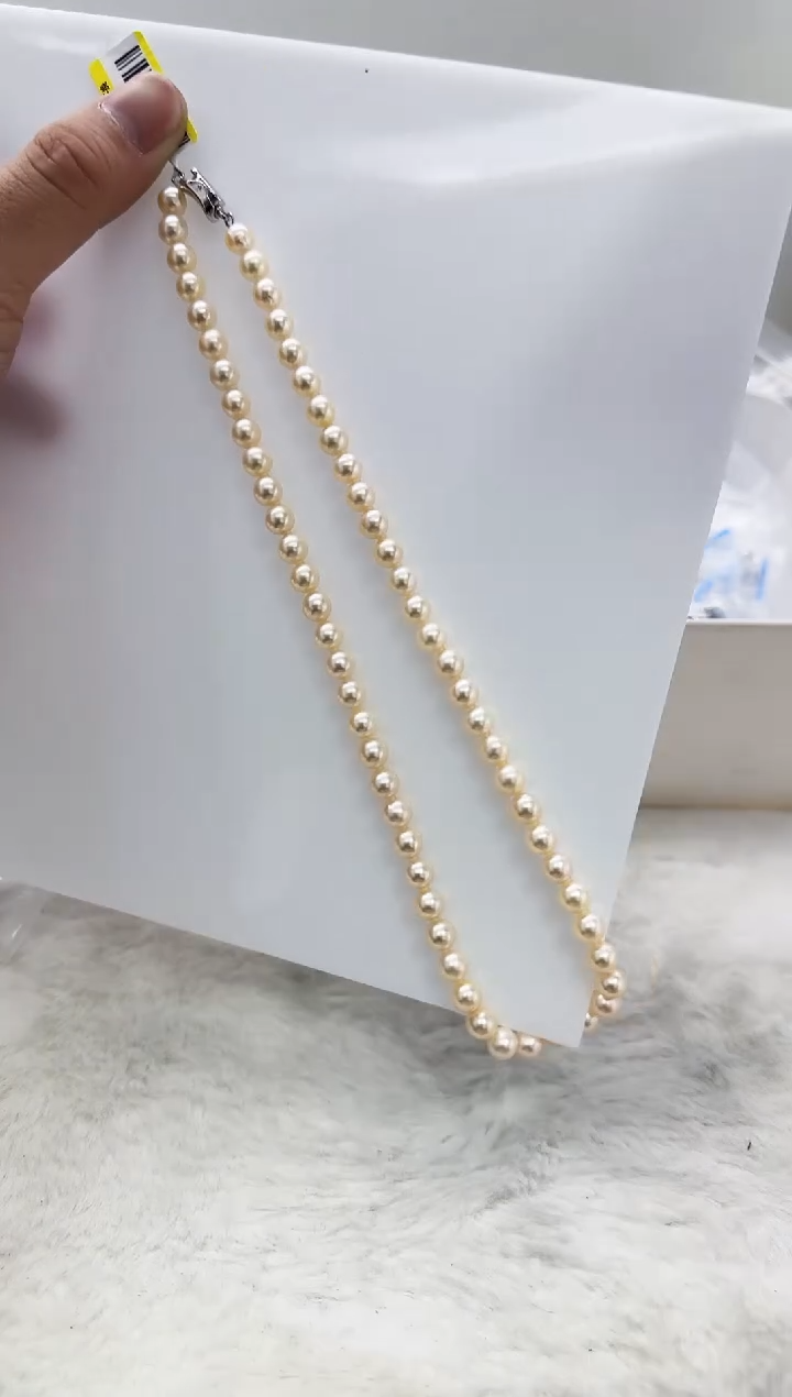 【闪购商品】海水珍珠DA银S925镶嵌t814 羽皇金6