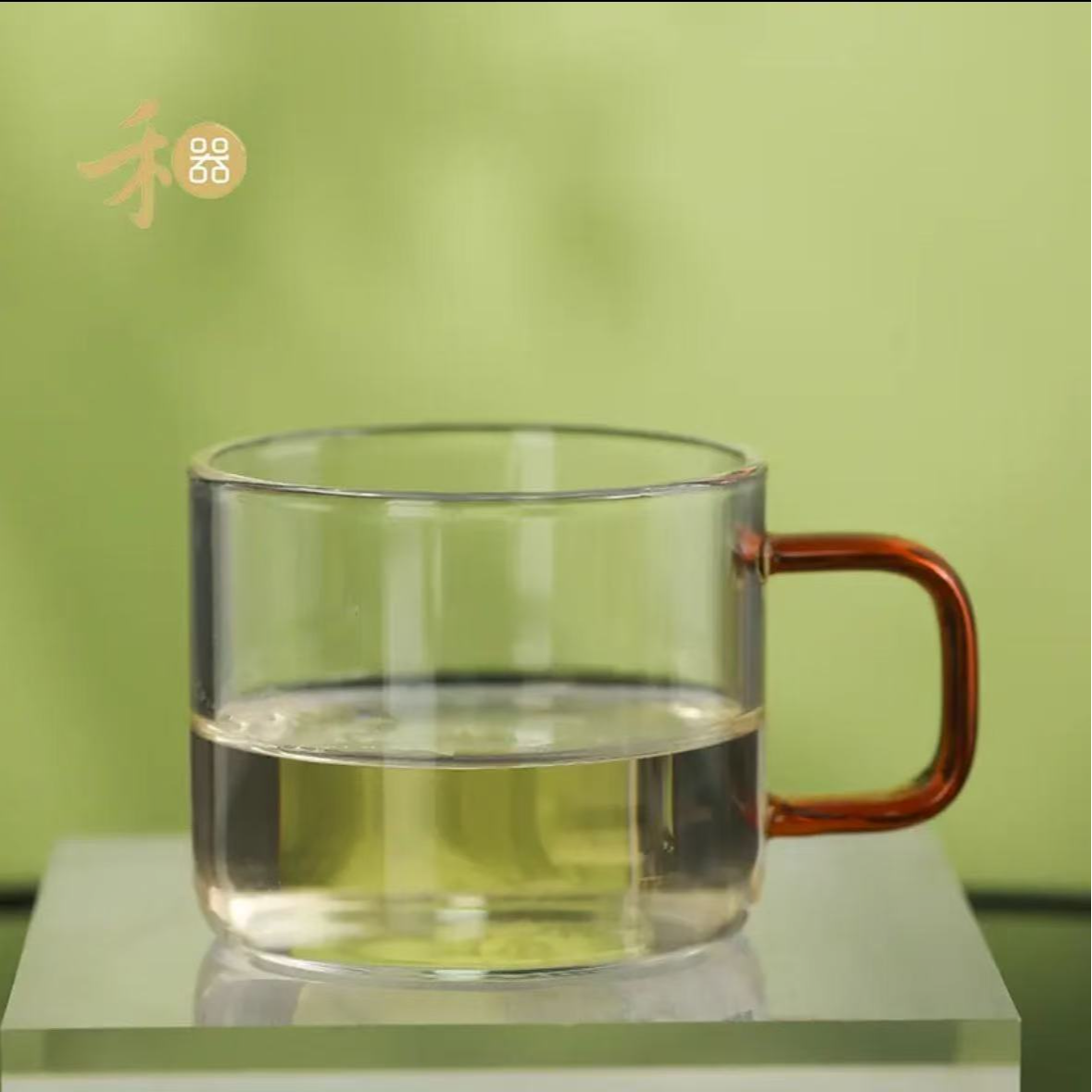 禾器金标·清禾杯  高硼硅纯手工小茶杯带把手品茗杯