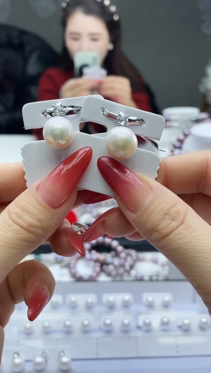 未镶嵌吊坠淡水珍珠白色系吊坠