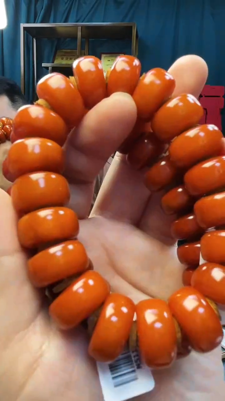 手串琥珀未镶嵌蜜蜡老型手串（多样性发其一）