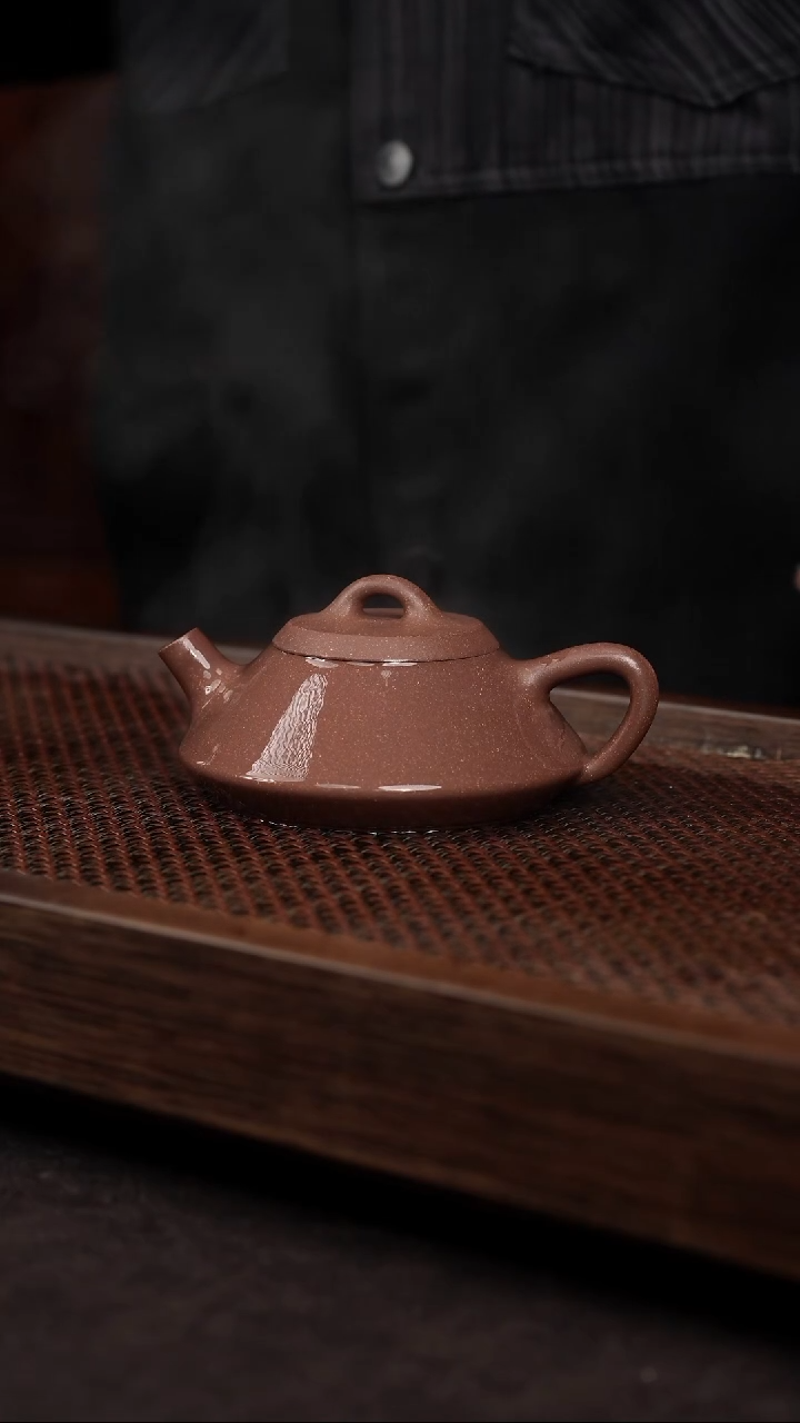 【闪购商品】紫砂茶壶老紫泥文瓢