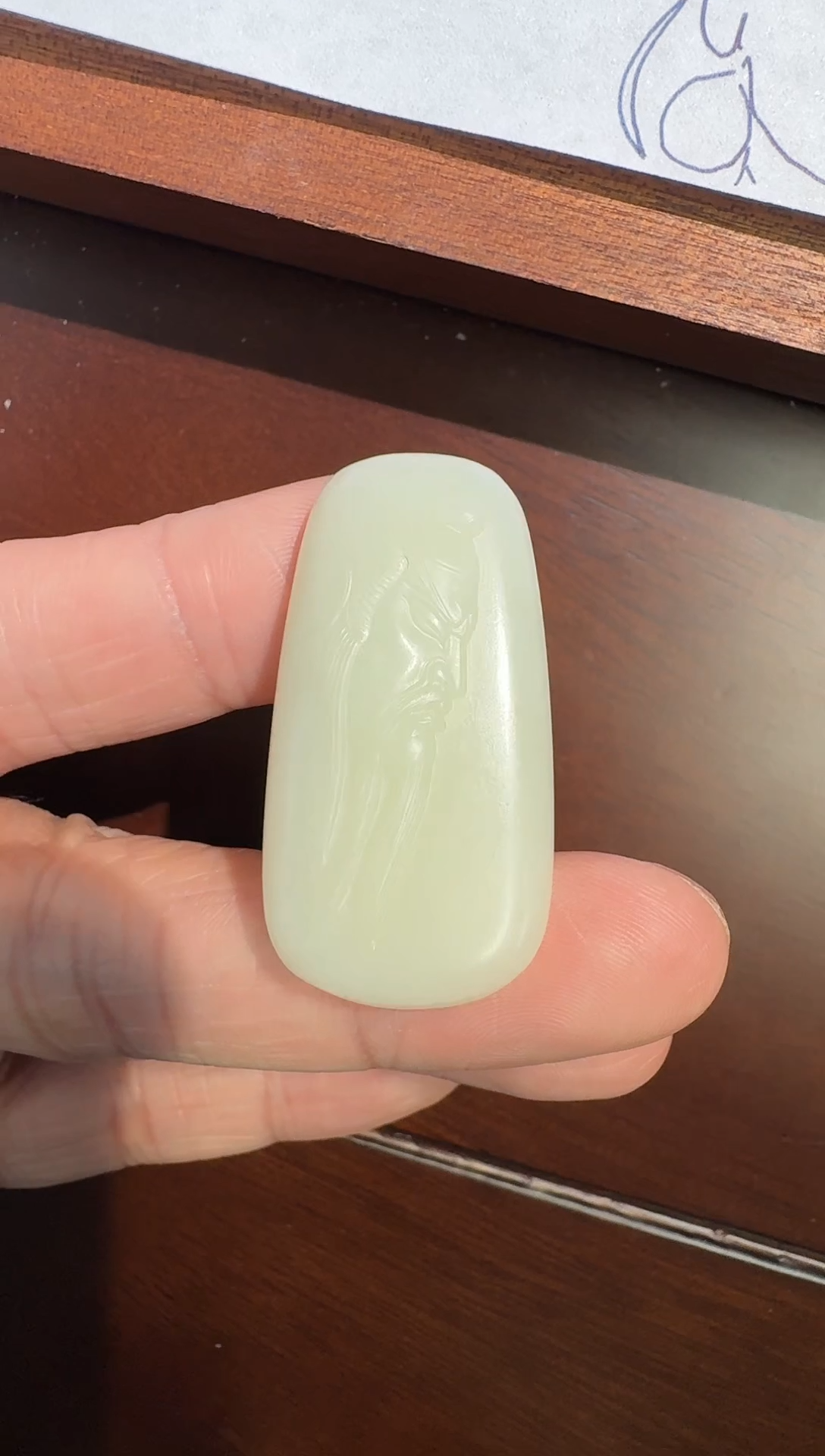 【闪购商品】和田玉吊坠(不含链)未镶嵌米达关公