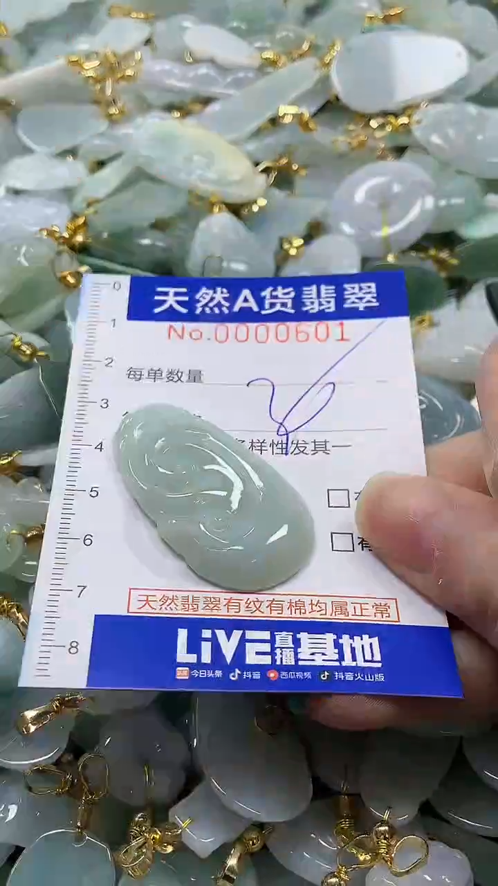 颈饰未镶嵌翡翠纯天然a货翡翠