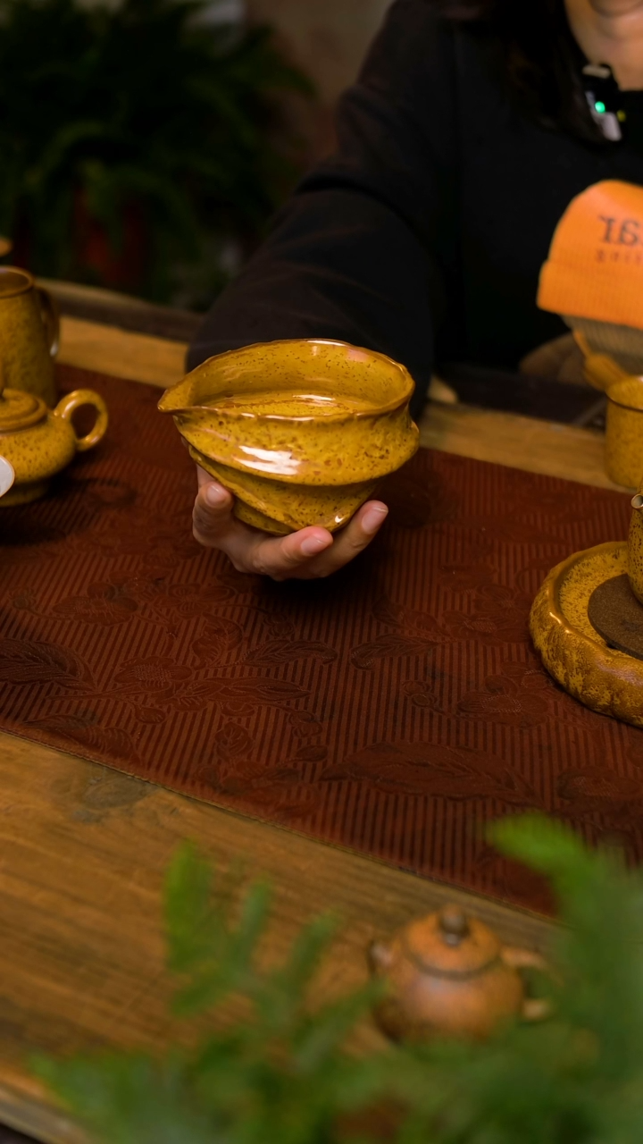 【闪购商品】摆件中式复古金针釉分茶器功夫茶器公道杯888