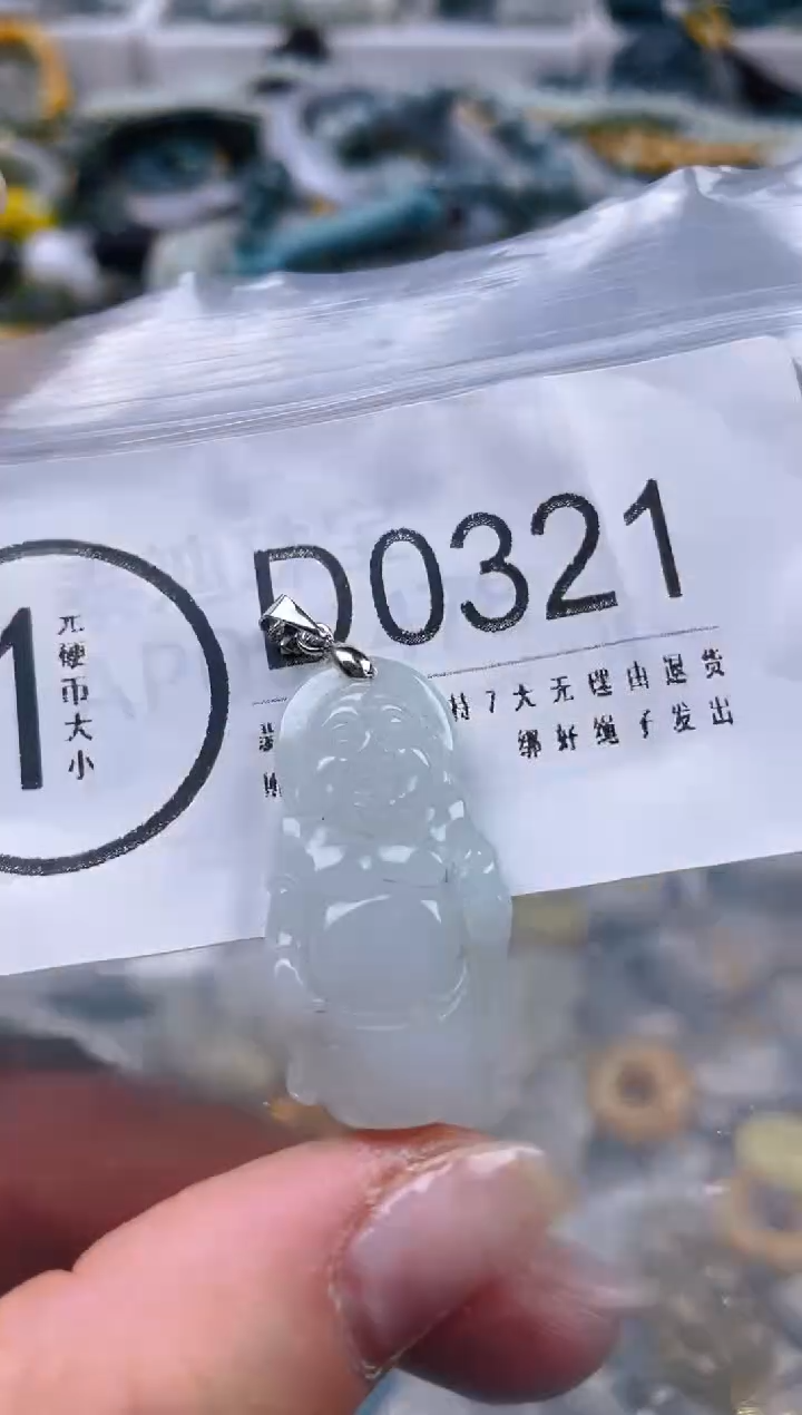 【闪购商品】翡翠颈饰未镶嵌/D/翡翠A货一图一物