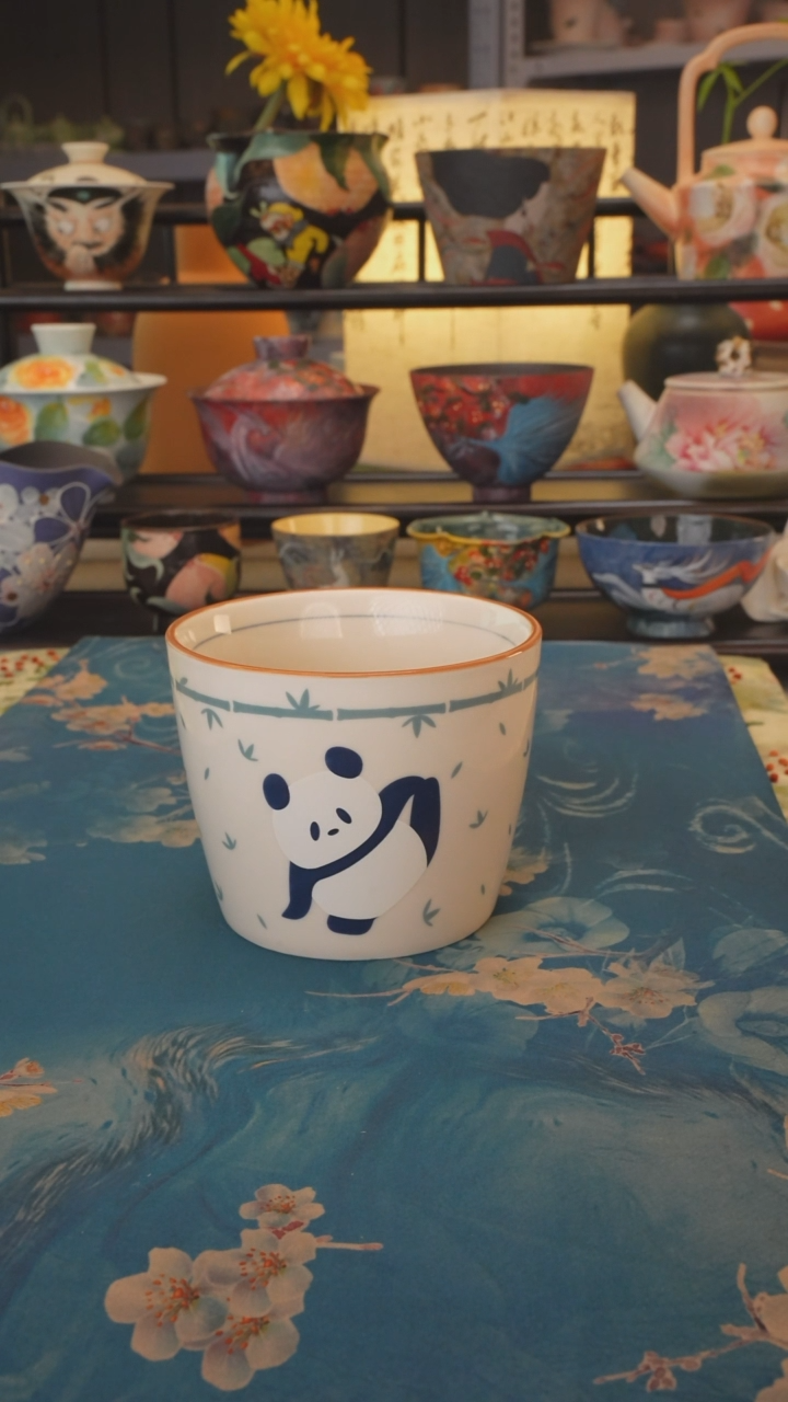 【闪购商品】福利品 熊猫牛奶杯