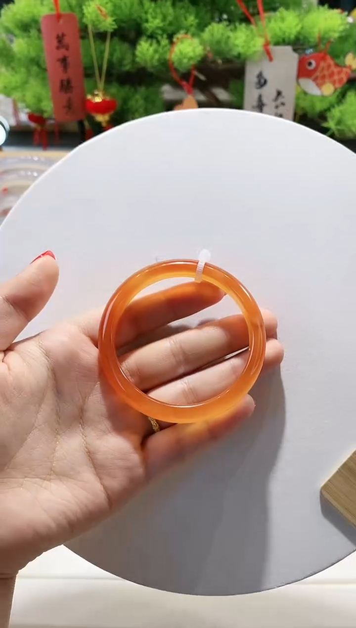 【闪购商品】玛瑙/玉髓手镯未镶嵌85-54.5