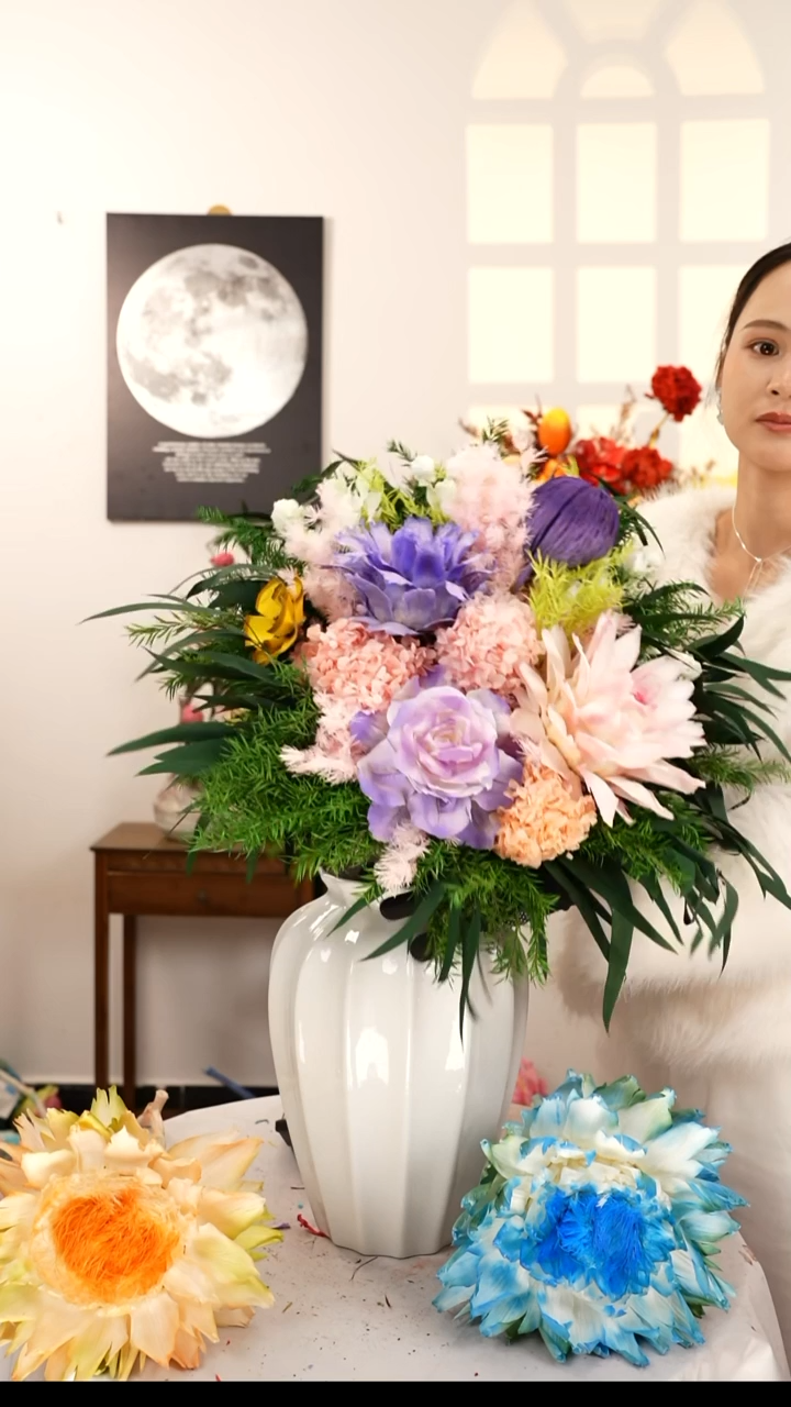 洋蓟永生花  花束款 不带瓶