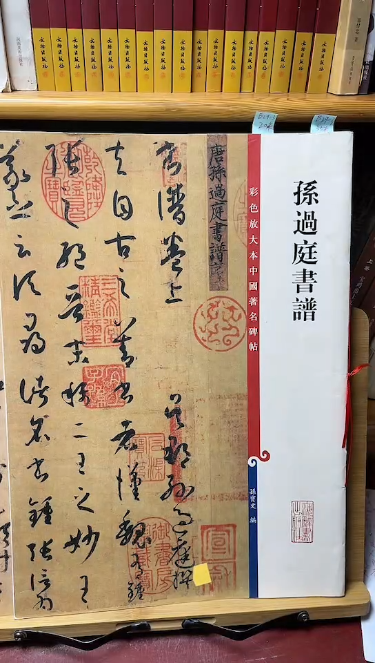 彩色放大本中国著名碑帖-孙过庭书谱B29-3