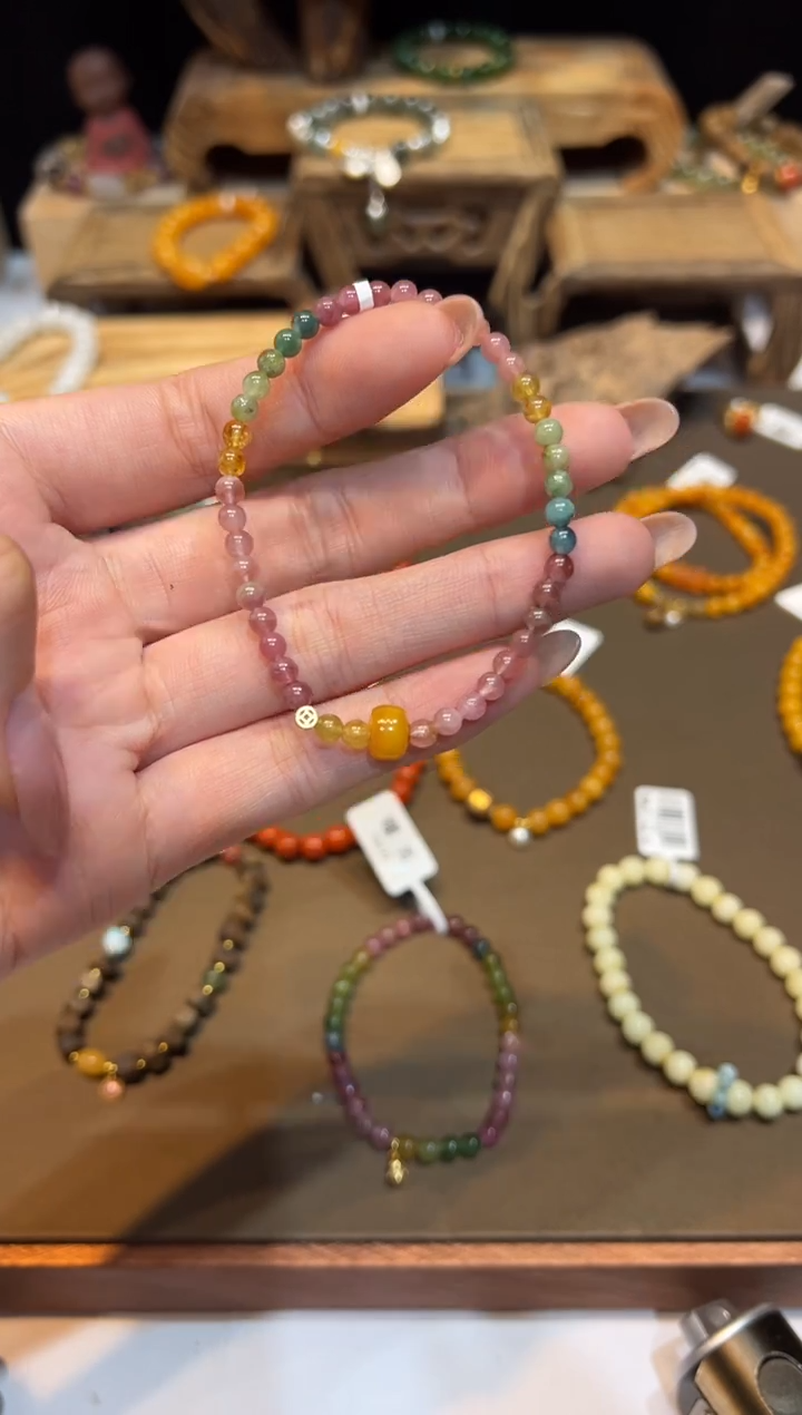 未镶嵌手链碧玺手饰@@