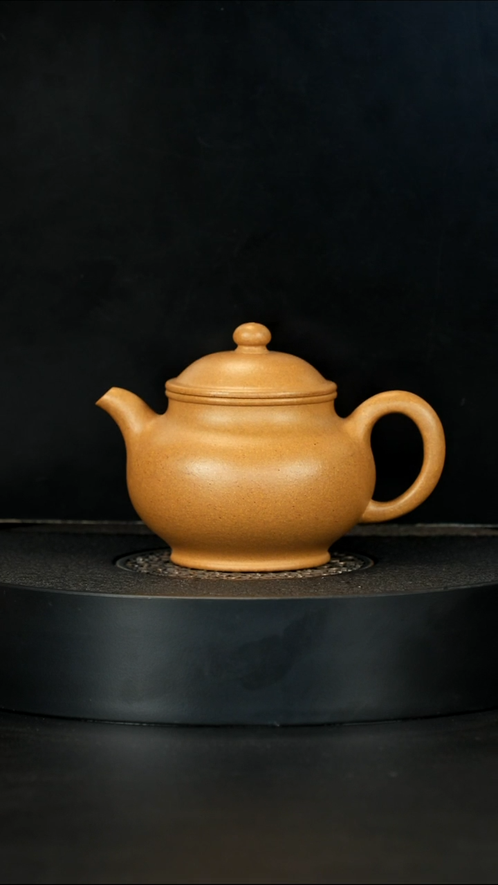 【闪购商品】紫砂茶壶明清老宕口黄金段潘壶