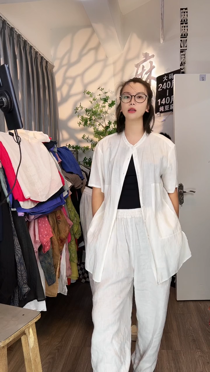 亚麻汉麻苎麻大码女装系列。140斤-250斤