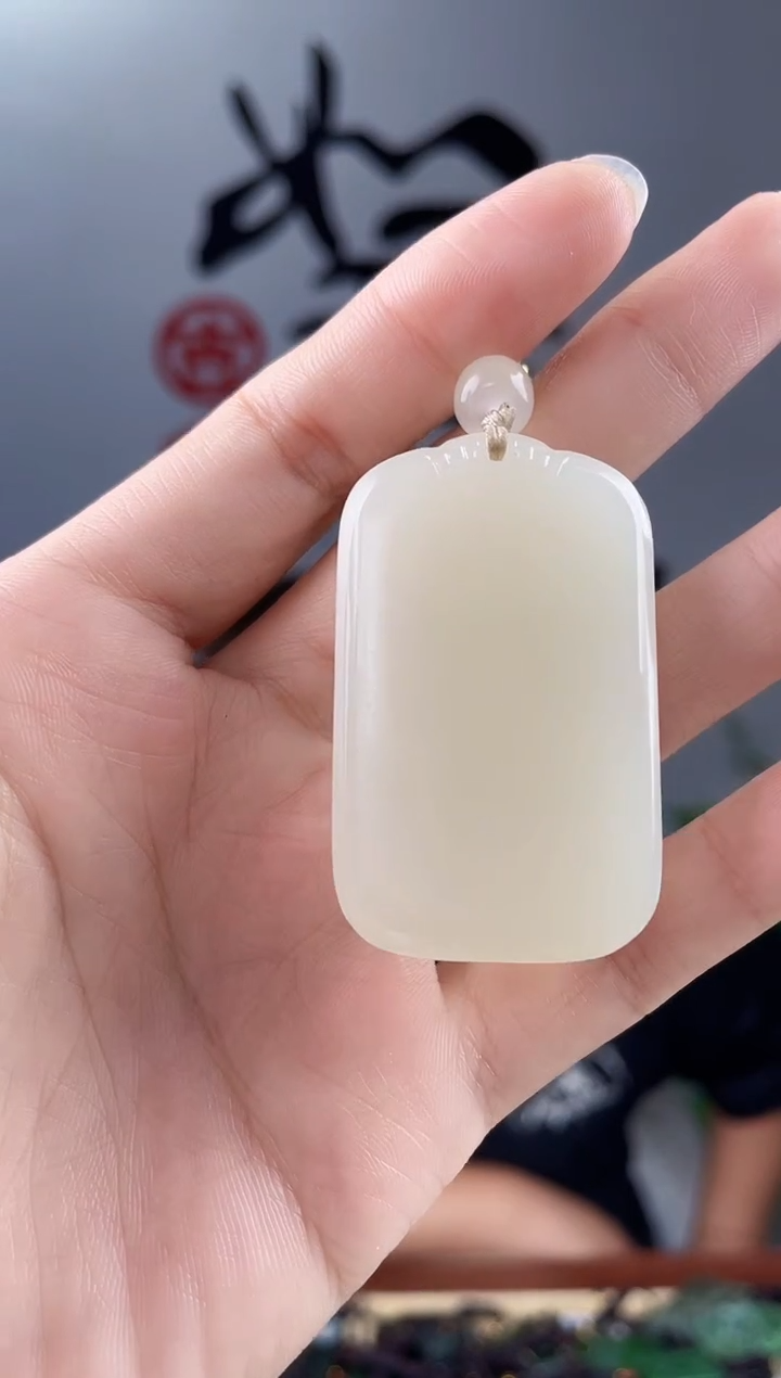 和田玉未镶嵌颈饰拍一发一，多样性发货