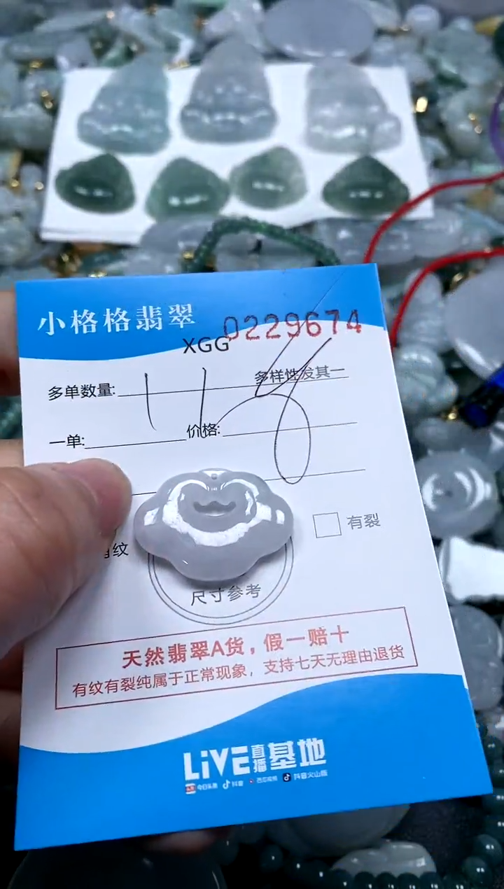 【闪购商品】翡翠颈饰未镶嵌闪购商品0229674