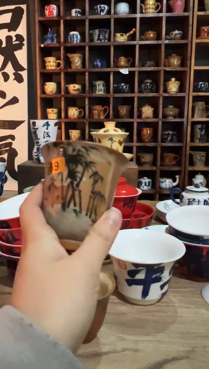 【闪购商品】观云听雨原创手绘茶具