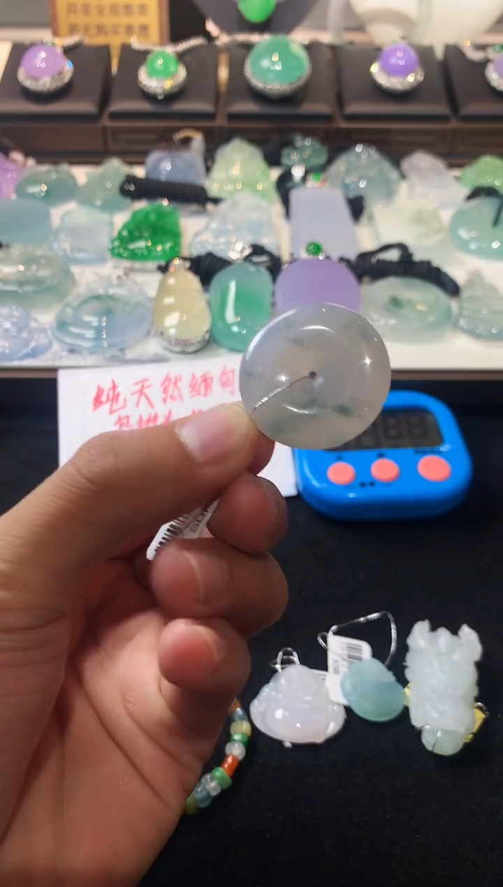 未镶嵌定制翡翠招**～    5002毛货不退不换